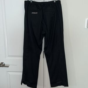 Nike 4 pocket Storm-Fit waterproof pullover Black Elastic Waist Rain Pants M